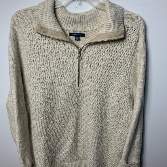 Tommy Hilfiger XXL Men’s Sweater Tan open knit. - Picture 7 of 7